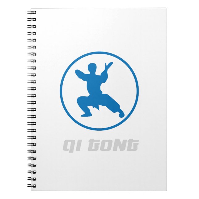 Qigong Martial Arts Design Anteckningsbok (Framsidan)