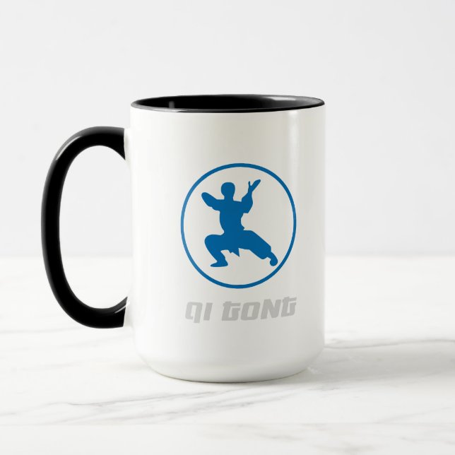 Qigong Martial Arts Design Mugg (Vänster)