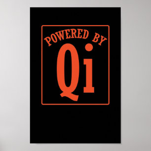 Qigong med Qi oder Chi Poster