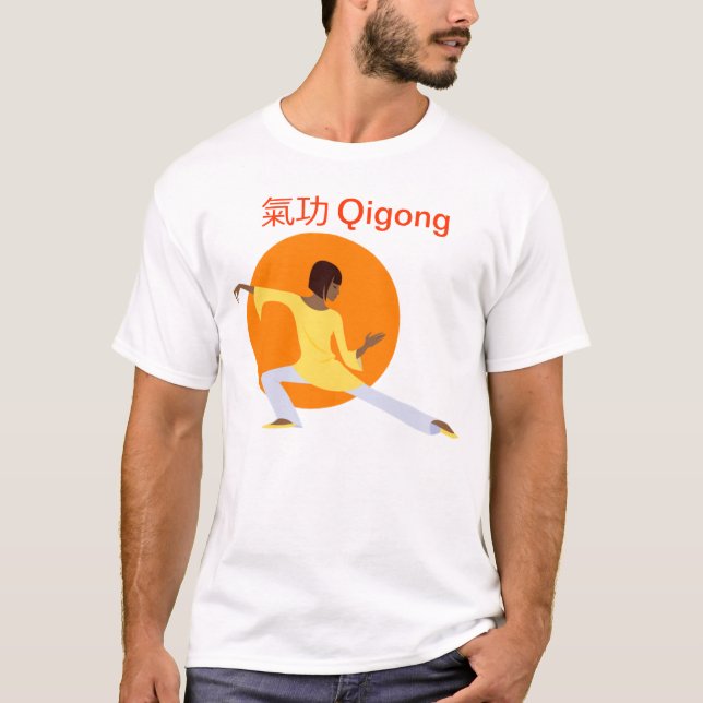Qigong skjorta tee shirt (Framsida)