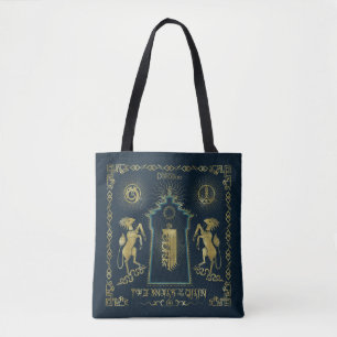 Qilin Golden Torn Tapestry Walk Tygkasse