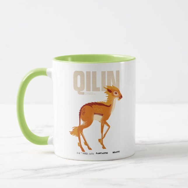 Qilin Vintage Graphic Mugg (Vänster)