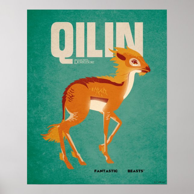 Qilin Vintage Graphic Poster (Framsidan)