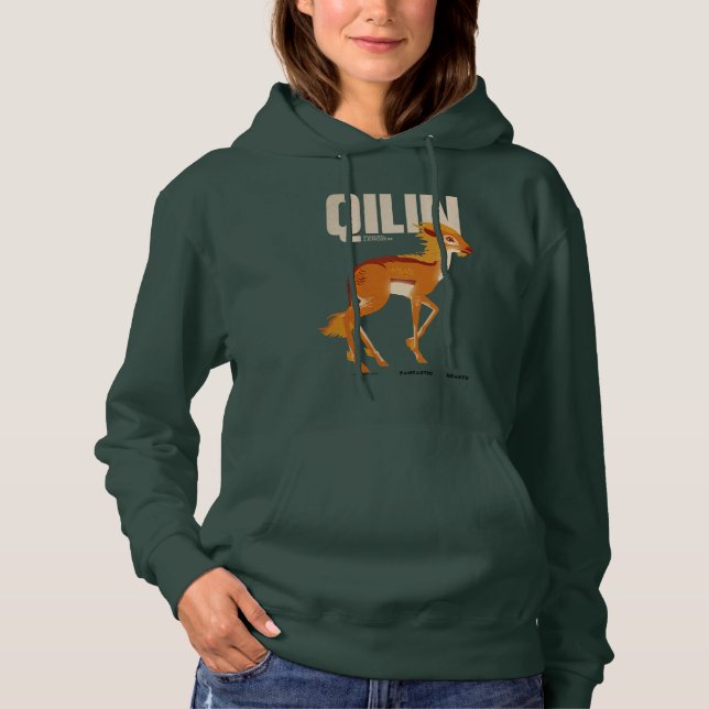 Qilin Vintage Graphic T Shirt (Framsida)