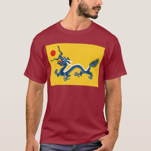Qing dynastiflagga t-shirt