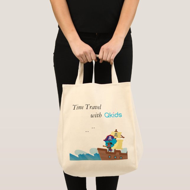 Qkids Koby & den Momo totot hänger lös Tygkasse (Framsida (produkt))