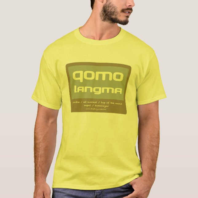 Qomolangma Tee Shirt (Framsida)