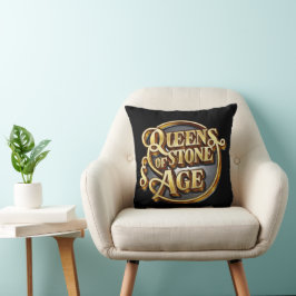 QOTSA Design Svart Kudde