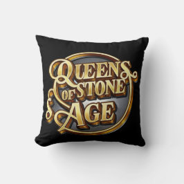 QOTSA Design Svart Kudde