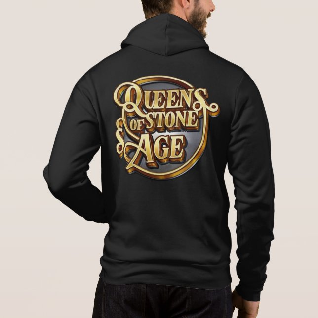 QOTSA Merch: Manar Black T Shirt (Baksida)