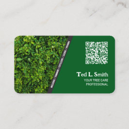 QR-Affärskort för Anpassningsbar av gräsmatta Visitkort