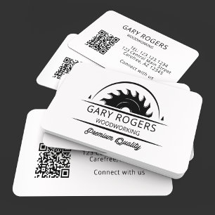 QR-Affärskortet Skogsarbetskunskap Visitkort