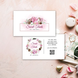 QR-Affärskortet Sweet Bakery QR-kod Visitkort