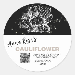 *~* QR AP30 CAULIFLOWER DEHYDRATED CANNING FREEZE RUNT KLISTERMÄRKE