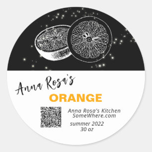 ** QR AP30-ORANGE. AVHYDRAD KANTIFFRYST RUNT KLISTERMÄRKE