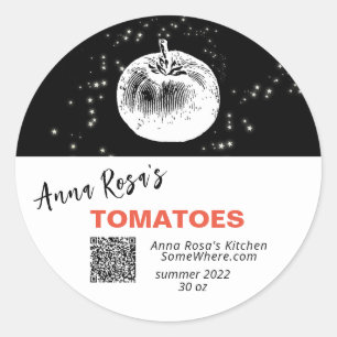 *~* QR AP30 TOMATO - DEHYDRATED CANNING FREEZE RUNT KLISTERMÄRKE