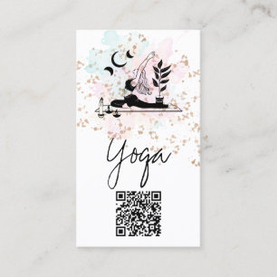 *~* QR AP33 Rainbow Andlig Chakra Celestial Visitkort