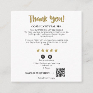 *~* QR - AP8 Guld Star Review TAROT - TACK Tilläggskort
