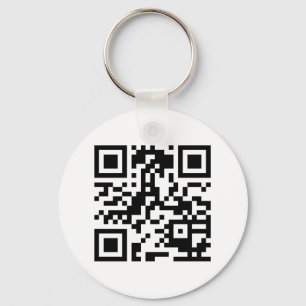 QR-Barcode Keychain från http://www.qrsource.com Nyckelring