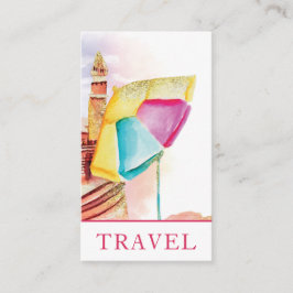 *~* QR Beach Sand Sea Travel Tourism Visitkort