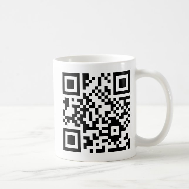 QR > binärt Kaffemugg (Höger)
