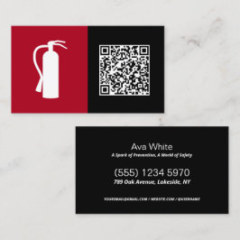 QR Brandsäkerhet Visitkort