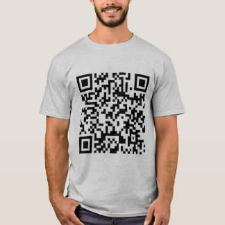 Qr- c0de Grått Manar T Shirt