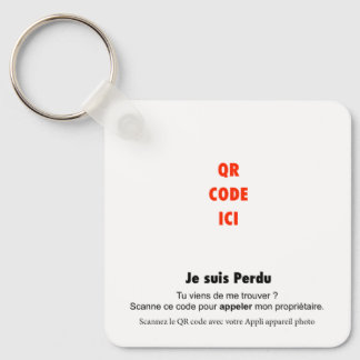 QR Code Anti-Perte Pour Clés, Animaux & Enfants Nyckelring