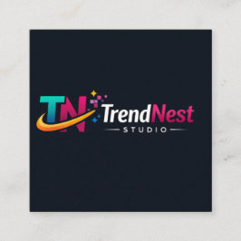 QR code Business Card  Fyrkantigt Visitkort