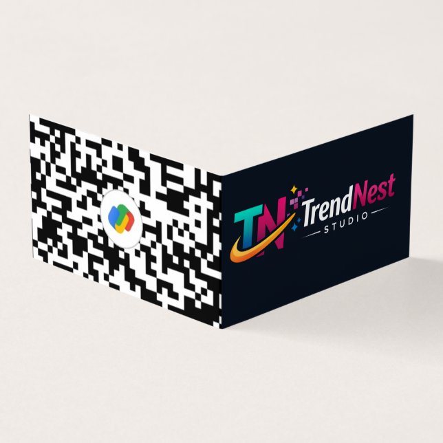 QR code Business Card  Visitkort (Utsida)
