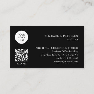 QR CODE Business logotyp professionell modern svar Visitkort
