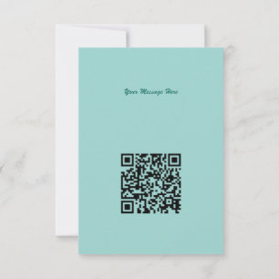 Qr Code Fashionable Black Dancing Girl Silhouette Kort