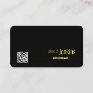 "qr code" grafisk designer-affärskort visitkort