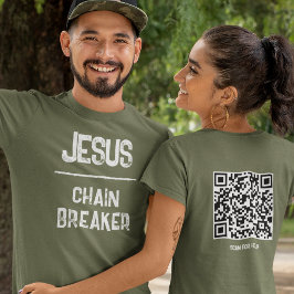 QR Code Jesus - Kedjebrytare Ny Liv Kristen T Shirt