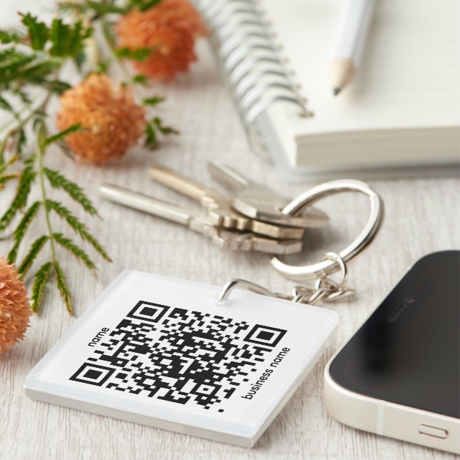QR Code Keychain (Högra Framsidan)