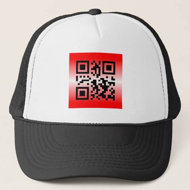 QR Code® - Lär dig: TÄNKA PÅ DIG Keps (Framsida)