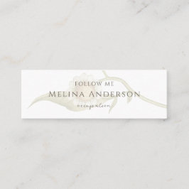 QR Code Logotyp Wildblomme Daisy Social Media Mini Visitkort