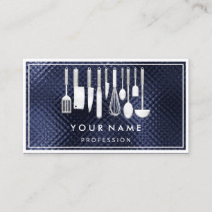 QR CODE-Logotypen Restaurant Cooking Diet Chef Nav Visitkort