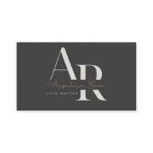 QR Code Modern Minimalist Business Cards