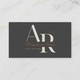 QR Code Modern Minimalist Business Cards Visitkort