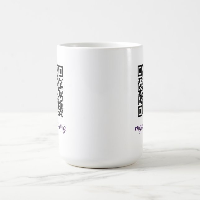 QR code mug Kaffemugg (Center)