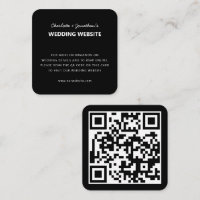 QR Code OSA Online Bröllop webbplats, enkel, svart