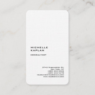 QR Code Premium Linen Modern Exklusiv Visitkort