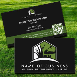 QR Code Professionell Garden Gräsmatta Care Landsc Visitkort