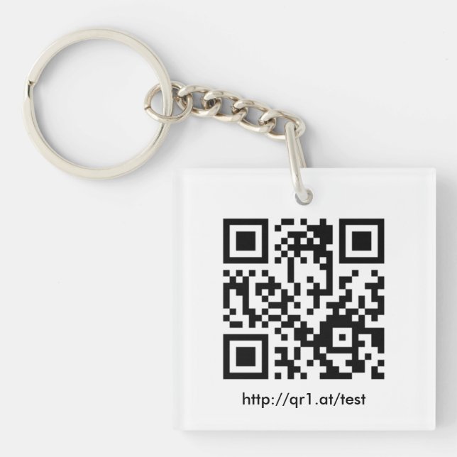 QR Code Schlüsselanhänger (Framsidan)