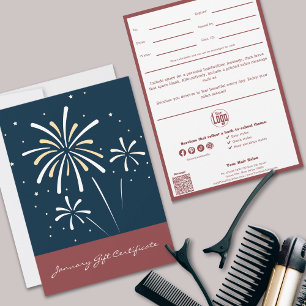 QR Code Services-meddelande januari Giftcertifikat