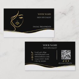 QR code Skin care & Beauty Salon Visitkort