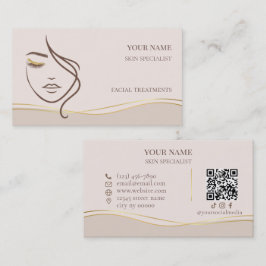 QR code Skin care & Beauty Salon Visitkort