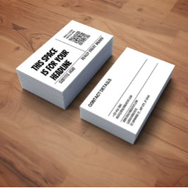 QR Code Social Media Modern Business Card Visitkort