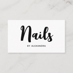QR Code Social Media Nail Technician Tech Artist Visitkort